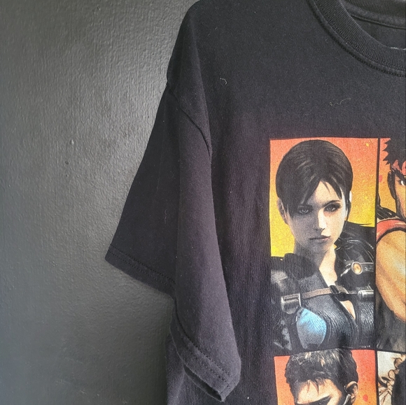 Capcom Heros Gallery Mens Black Graphoc Short Sleeve T-Shirt M - Picture 4 of 8